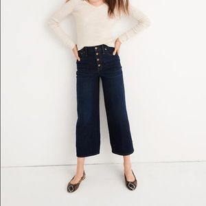 Madewell 🌙 Wide-Leg Crop Jeans 🌙 28